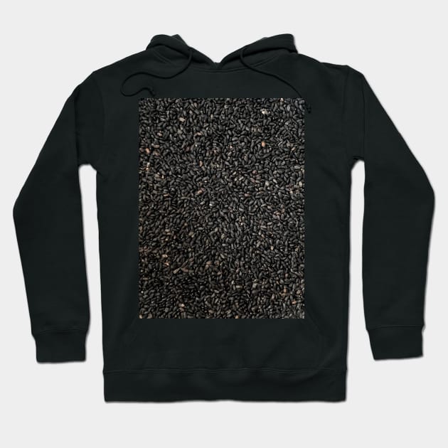 black sesame texture Hoodie by FOGSJ